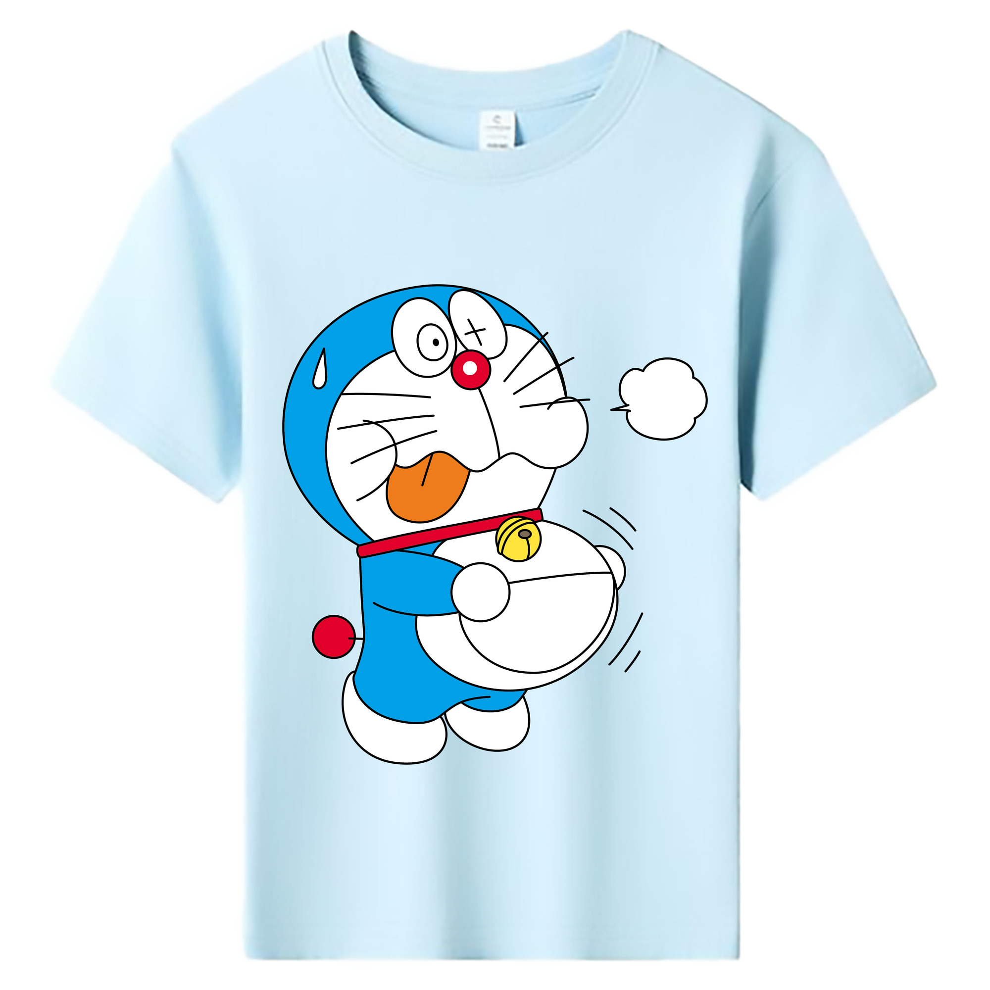 （画像用） ドラえもん Doraemon 綿100％キッズTシャツ（フロントプリント）